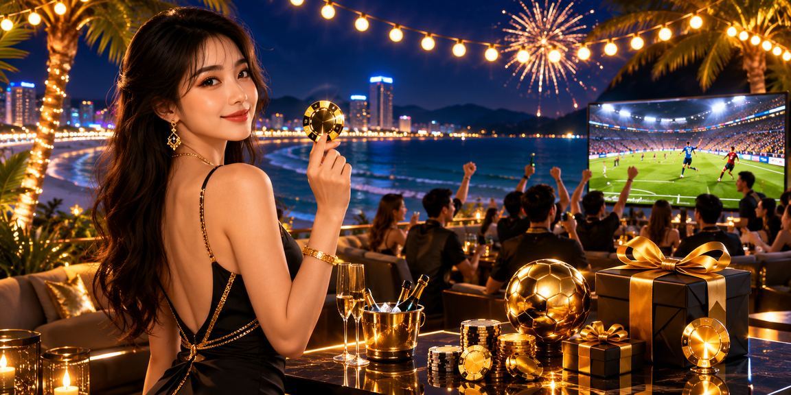 Người dùng xem cá cược thể thao tại bãi biển Đà Nẵng trên điện thoại