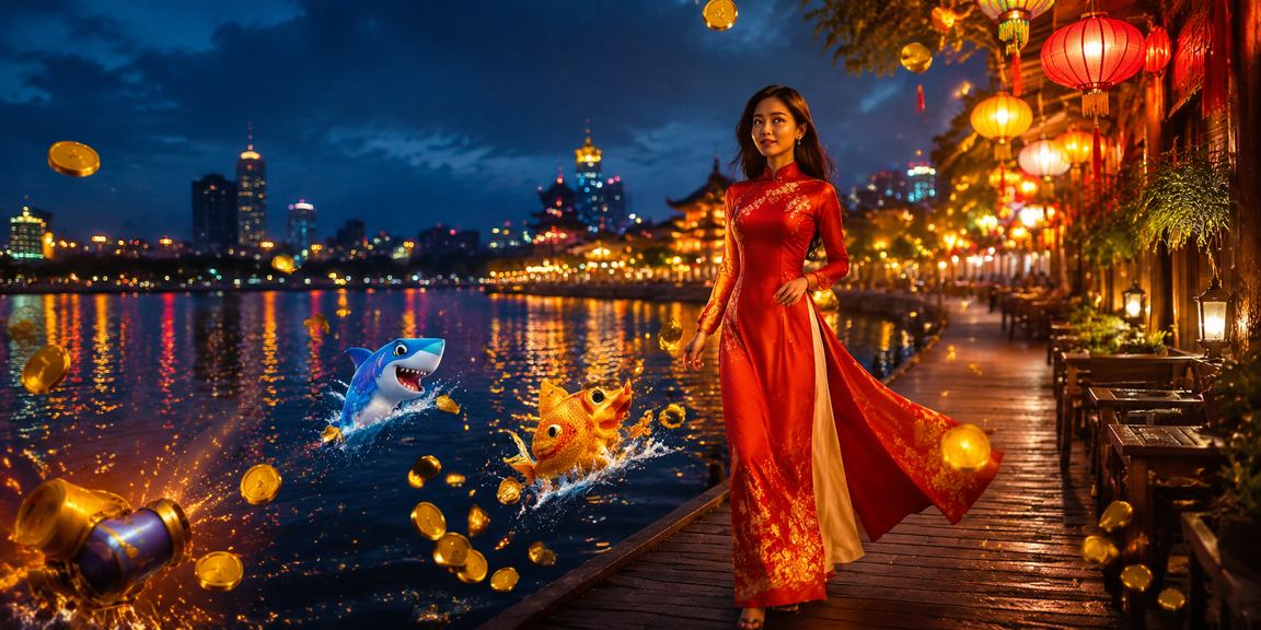 Người phụ nữ mặc áo dài chơi bắn cá trực tuyến tại Hà Nội