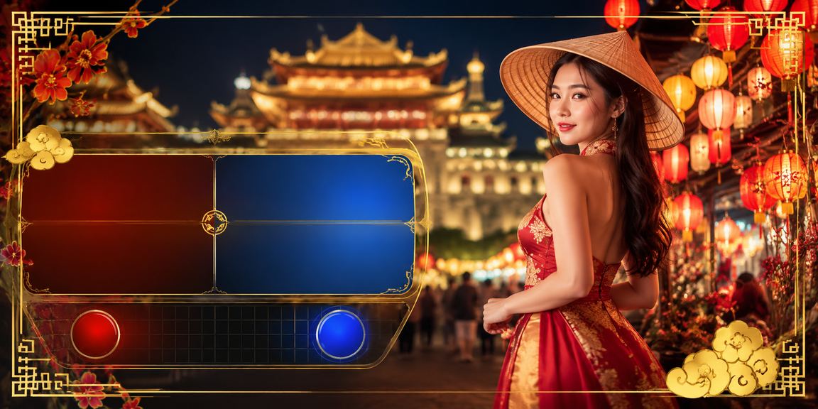 Khung cảnh casino Việt Nam với các bàn chơi và người tham gia đặt cược